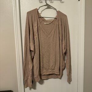 Free People Santa Clara Thermal Top
